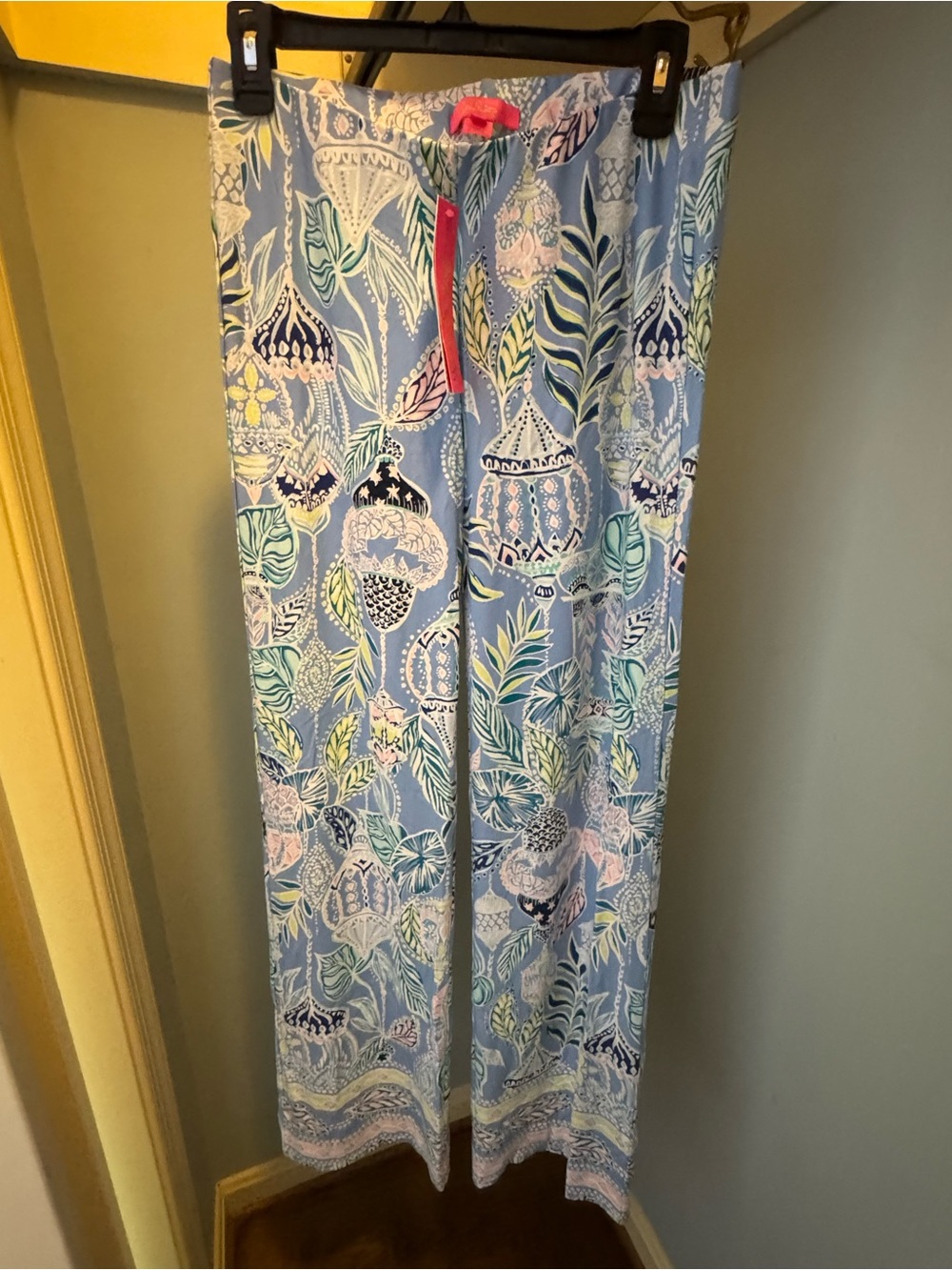Women’s Lilly Pulitzer Palazzo Pants in Blue Peri pattern